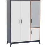 Carmen Трикрилен гардероб breda (3575184_1) - xmall