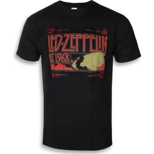 NNM тениска метална мъжки Led Zeppelin - Zeppelin & Smoke Black - NNM - RTLZETSBZEP