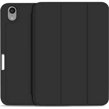 Tech-Protect Folio Case - полиуретанов калъф и поставка за iPad mini 6 (черен) (bulk)