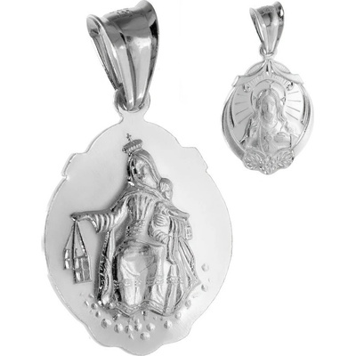 Argento Stříbrný přívěsek Škapulíř 84841