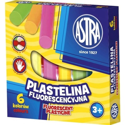 Primo Plastelína Fluo 6x17 g mix barev