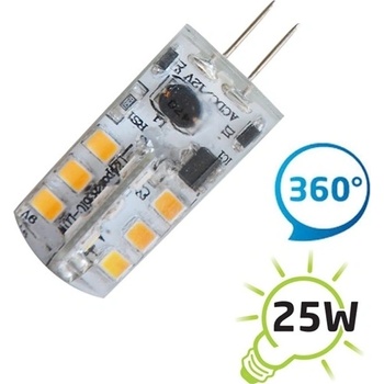 Tipa žárovka LED JC G4 2W bílá teplá