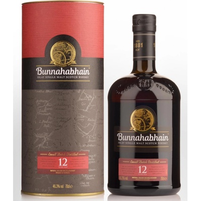 Bunnahabhain Islay Single Malt Scotch Whisky 12y 46,3% 0,7 l (tuba)