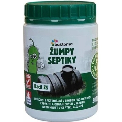 Baktoma Bacti ZS Bakterie do žump a septiků 0,5kg – Zbozi.Blesk.cz
