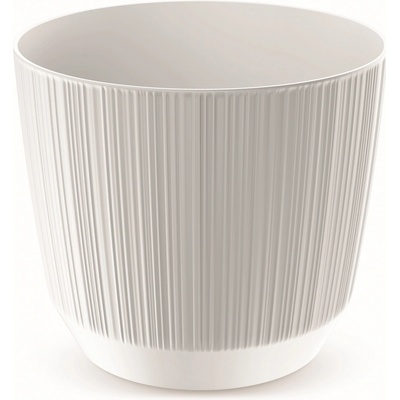 Prosperplast Kvetináč RYFO biely 10,7 cm