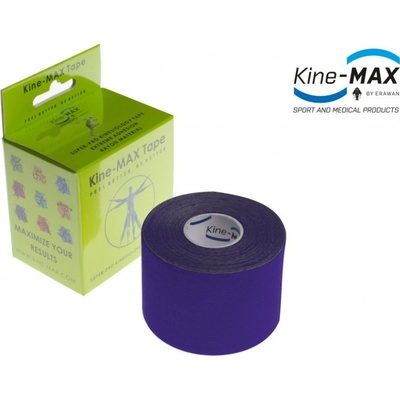 Kine-Max Super-Pro Rayon Kinesio tejp fialová 5 cm x 5 m