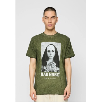 Mister Tee Тениска Bad Habit Tee olive XXLUB-MT2512-00176 - Тъмносив, размер S