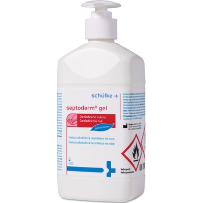Schülke Septoderm Gél dezinfekcia rúk 500 ml