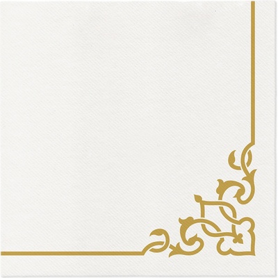 PAW Obrúsky Elegant Frame Gold 40x40 cm