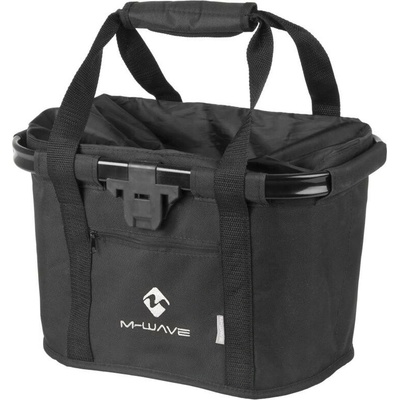 M-WAVE KOŠ NA ŘÍDÍTKA S KLIPEM 37X25X25CM NYLON