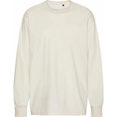 Tiger cotton by Neutral pánské oversize tričko s dlouhými rukávy Písková