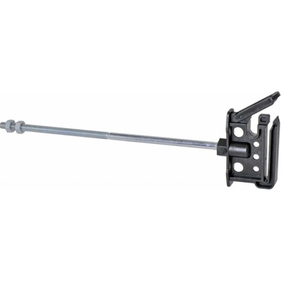 Plochý izolátor pro předsazené ohrady s podpěrou a vrutem, délka 20 cm, závit M6 - 10 ks