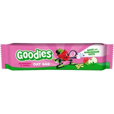 Goodies ovsená tyčinka malina & jablko 23 g