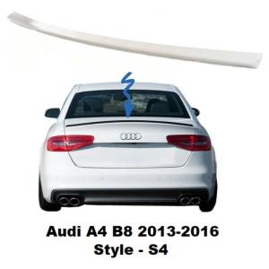  Заден спойлер за багажник за Audi A4-B8 2013-2016