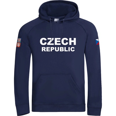 Progress CZ HOODY MAN Tmavě modrá,Bílá,Mix – Sleviste.cz