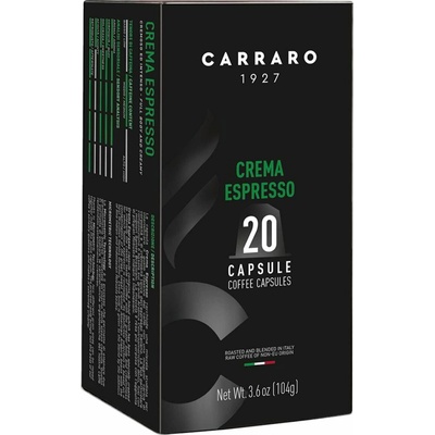 Carraro kapsule kompatibilné s nespresso 20 ks