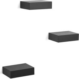 Umbra HK Limited Umbra Комплект от 3 бр. Плаващи рафтове - цвят черен (umbra-325560-040)