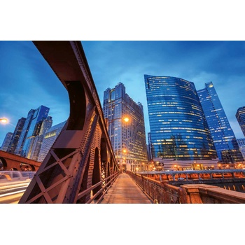 DIMEX ART s. r. o Флизелинов фототапет център на чикаго 375 x 250 см