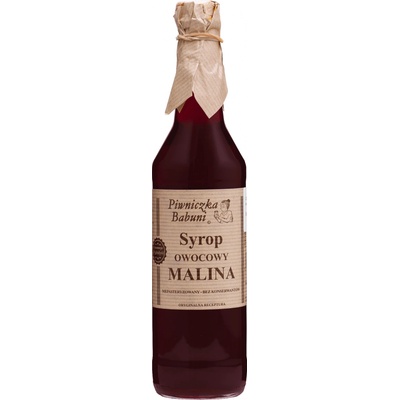Piwniczka Babuni Malinový Sirup 0,5 l
