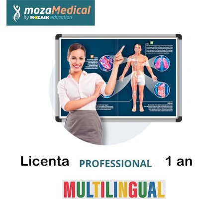 Moza mozaMEDICAL PROFESSIONAL многоeзичен лиценз, 1 година