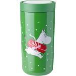 Stelton Термос чаша TO GO CLICK MOOMIN PRESENT 200 ml, зелен, Stelton (SN13709)