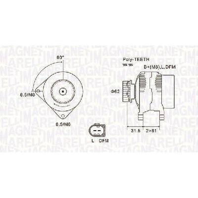 generátor MAGNETI MARELLI 063731820010
