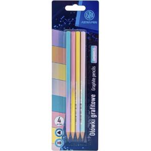 Astra Графитни моливи ASTRA PEN Ombre триъгълни HB 4 бр. /блистер 206023017 (206023017)