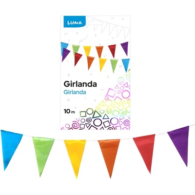 Girlanda vlajky 10m – Hledejceny.cz