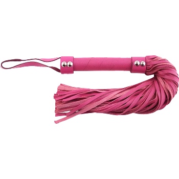 ostatní ROUGE Short leather flogger pink