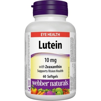 Image 1 of Webber Naturals Lutein with Zeaxanthin 10 mg [60 Гел капсули]