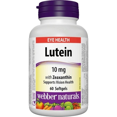 Webber Naturals Lutein with Zeaxanthin 10 mg [60 Гел капсули]