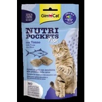 GimCat Nutri Pockets Fish Хрупкави джобчета с риба тон 60gr
