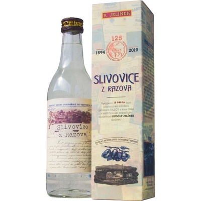 Jelínek Slivovica z Razova 50% 0,35 l (kartón)
