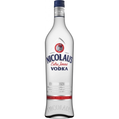 Nicolaus Vodka Extra Jemná 38% 1 l (holá láhev)