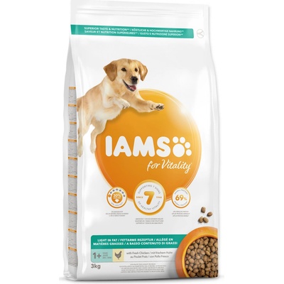 Iams Dog Adult Weight Control s kuřecím masem 3 kg