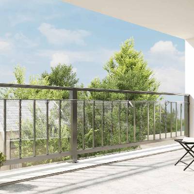 zahrada-XL Čirá plachta s oky 1 x 10 m PVC 4018589