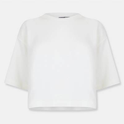Sweaty Betty Блуза Sweaty Betty Women's Cropped Sweatshirt - lily white