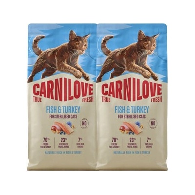 CARNILOVE True Fresh Cat Fish and Turkey Sterilised 2 x 6 kg