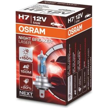 OSRAM NIGHT BREAKER LASER (NEXT GEN) PX26d H7 55W 12V (64210NL)