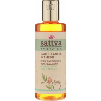 Sattva Bylinný vlasový šampón s medom a mandľou 210 ml
