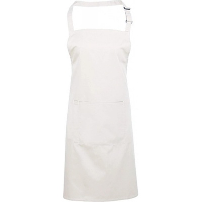 Premier Workwear Keprová pracovní zástěra s kapsou z kolekce Colours Collection Bílá