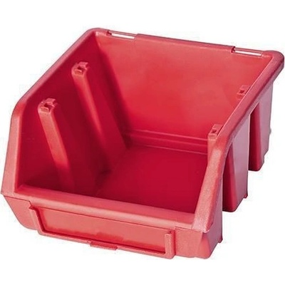 Ergobox Plastový box 1 7,5 x 11,2 x 11,6 cm, červený