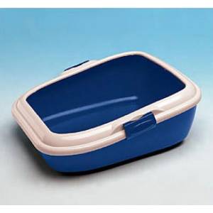Ferplast Moderna открита котешка тоалетна с борд 56 / 43.5 / 19 см