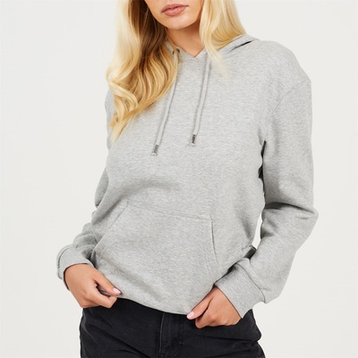 Brave Soul Блуза Brave Soul Pullover Hooded Sweatshirt with Kangaroo Pocket - Grey Marl