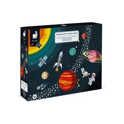 Janod - Образователен пъзел - Слънчева система (J02678)