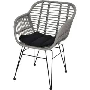 Bogdan Furniture Am Стол АМ-282-К1 сив/черен