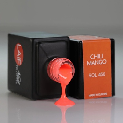 Laif Gel lak oranžový SOL 450 Chili Mango 10 ml