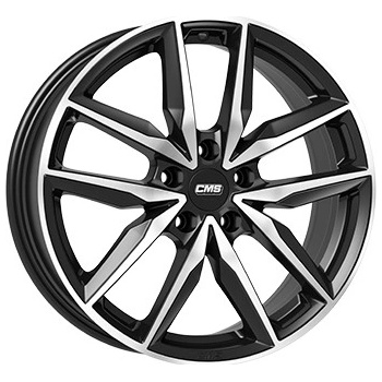 CMS C28 7x17 5x108 ET48 black polished