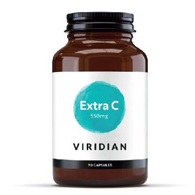 Viridian Extra Vitamín C 550mg 90 kapslí