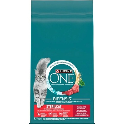 Purina ONE Sterilcat Bohatá s hovädzím a pšenicou 9,75 kg